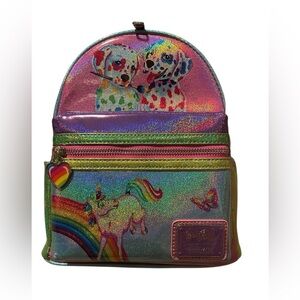 Loungefly Lisa Frank Rainbow Glitter Backpack